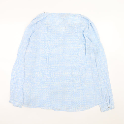 Betty Barclay Women Blue Viscose Tunic Blouse Size 16