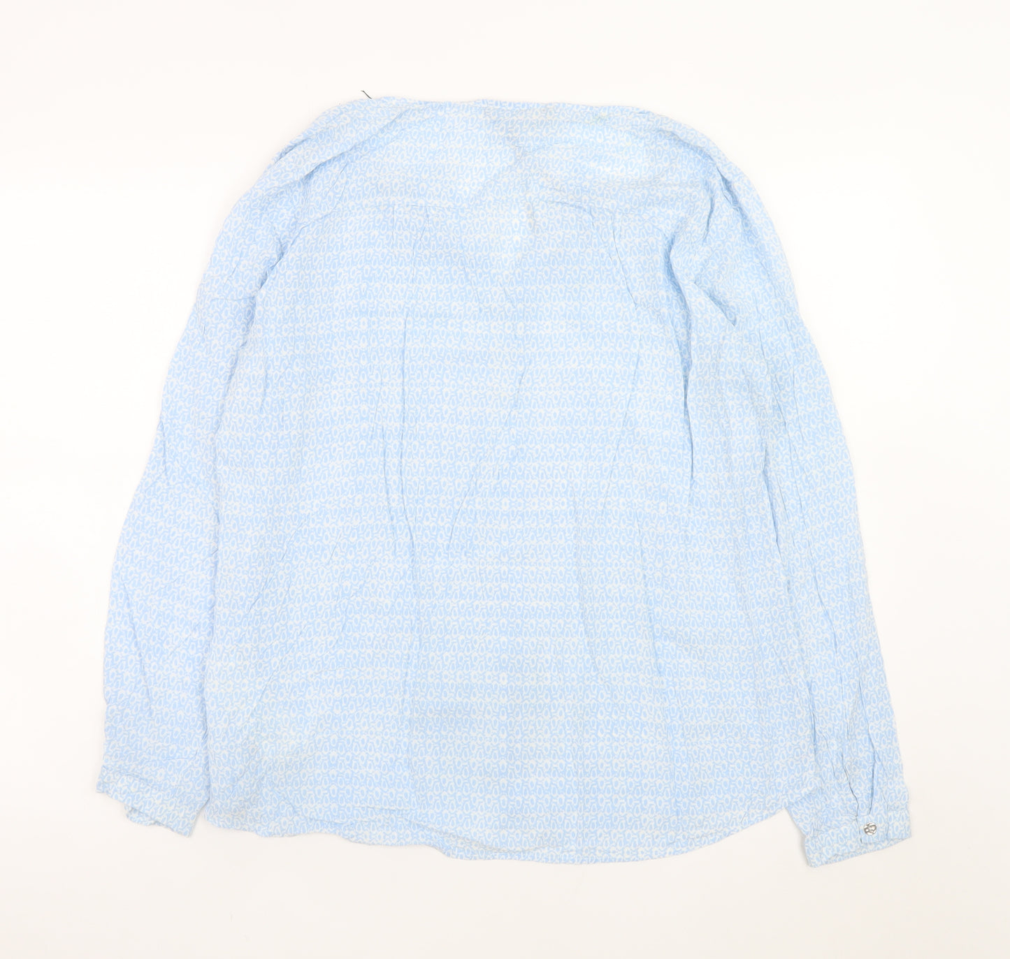 Betty Barclay Women Blue Viscose Tunic Blouse Size 16