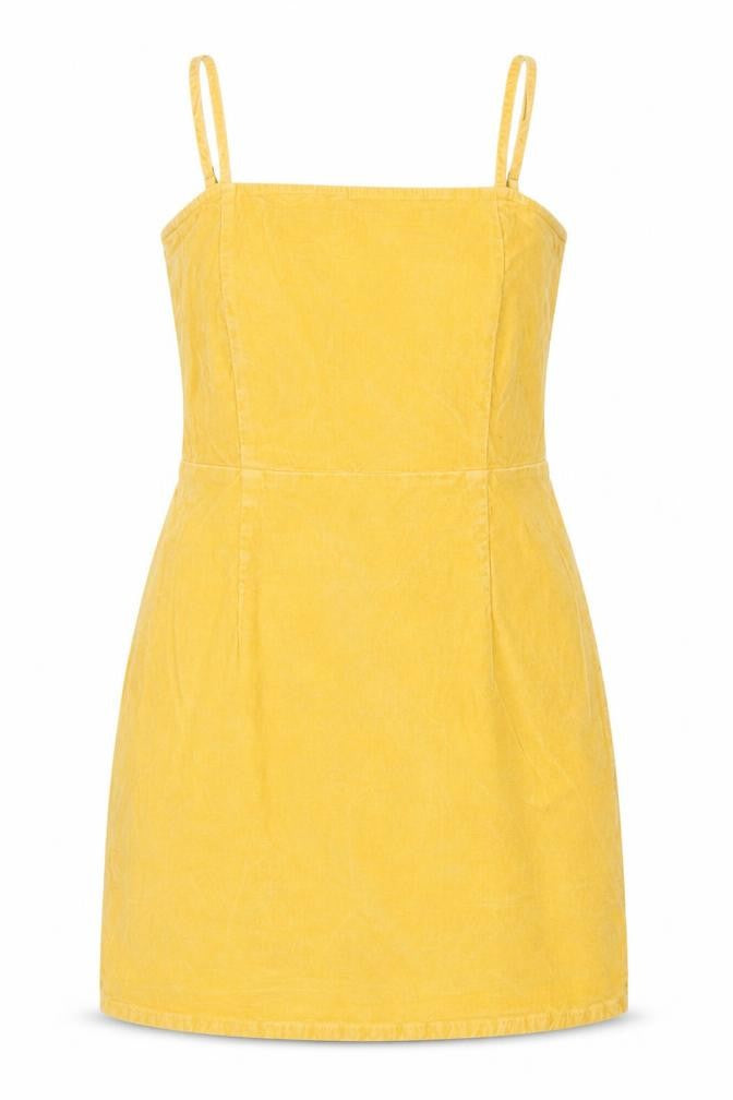 ASOS Women’s Yellow Corduroy Bodycon Dress UK 14