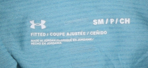 Under Armour Men's Blue Small 1/4 Zip Running Track Jacket