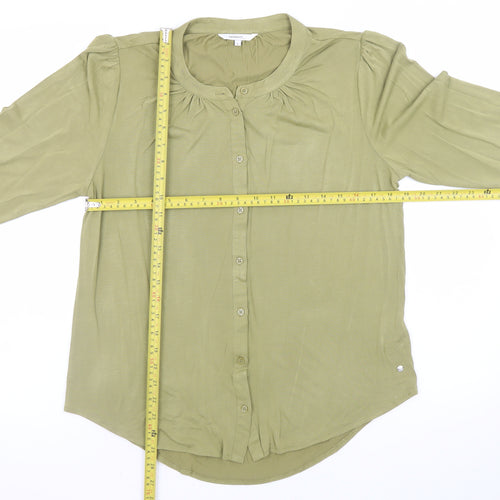Sandwich Women’s Green Long Sleeve Modal Blend Blouse Size L