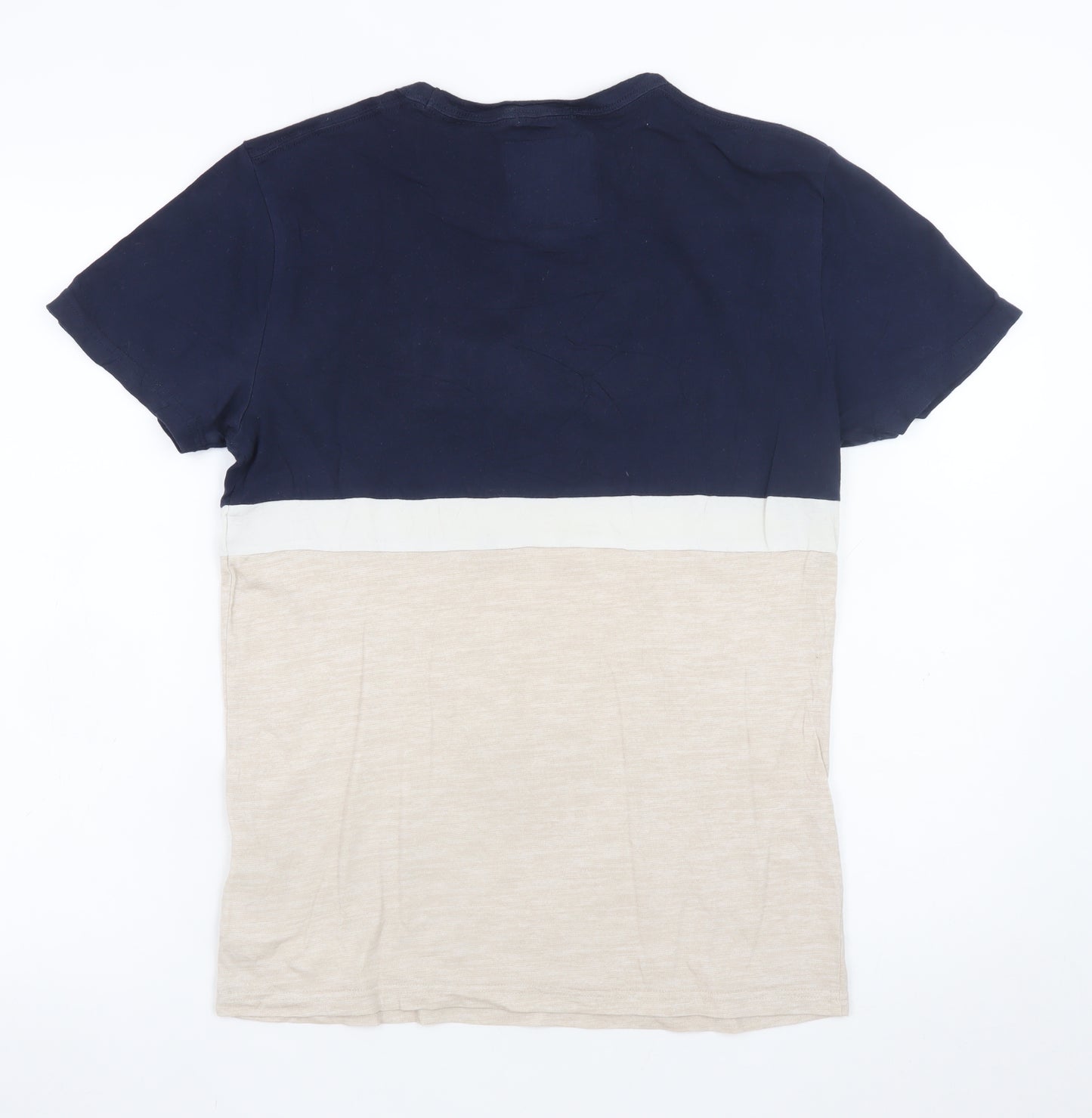 Hollister Men’s Multicoloured Colourblock Logo T-Shirt XS