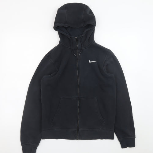 Nike Men's Black Full Zip Hoodie S Regular Fit Fleece