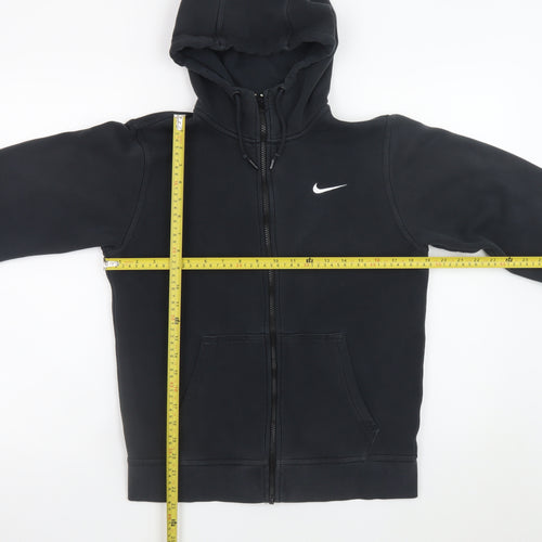 Nike Men's Black Full Zip Hoodie S Regular Fit Fleece