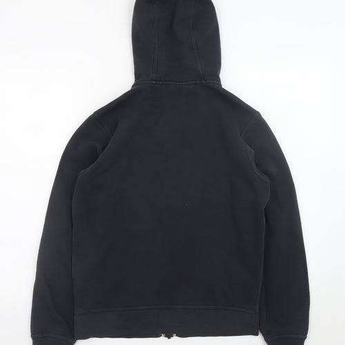 Nike Men's Black Full Zip Hoodie S Regular Fit Fleece