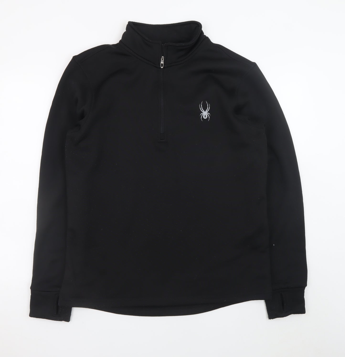 Spyder Men's Black Large 1/2 Zip Athletic Pullover Sweatshirt