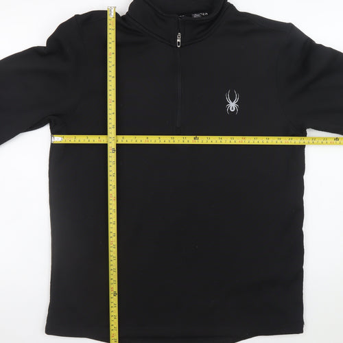Spyder Men's Black Large 1/2 Zip Athletic Pullover Sweatshirt