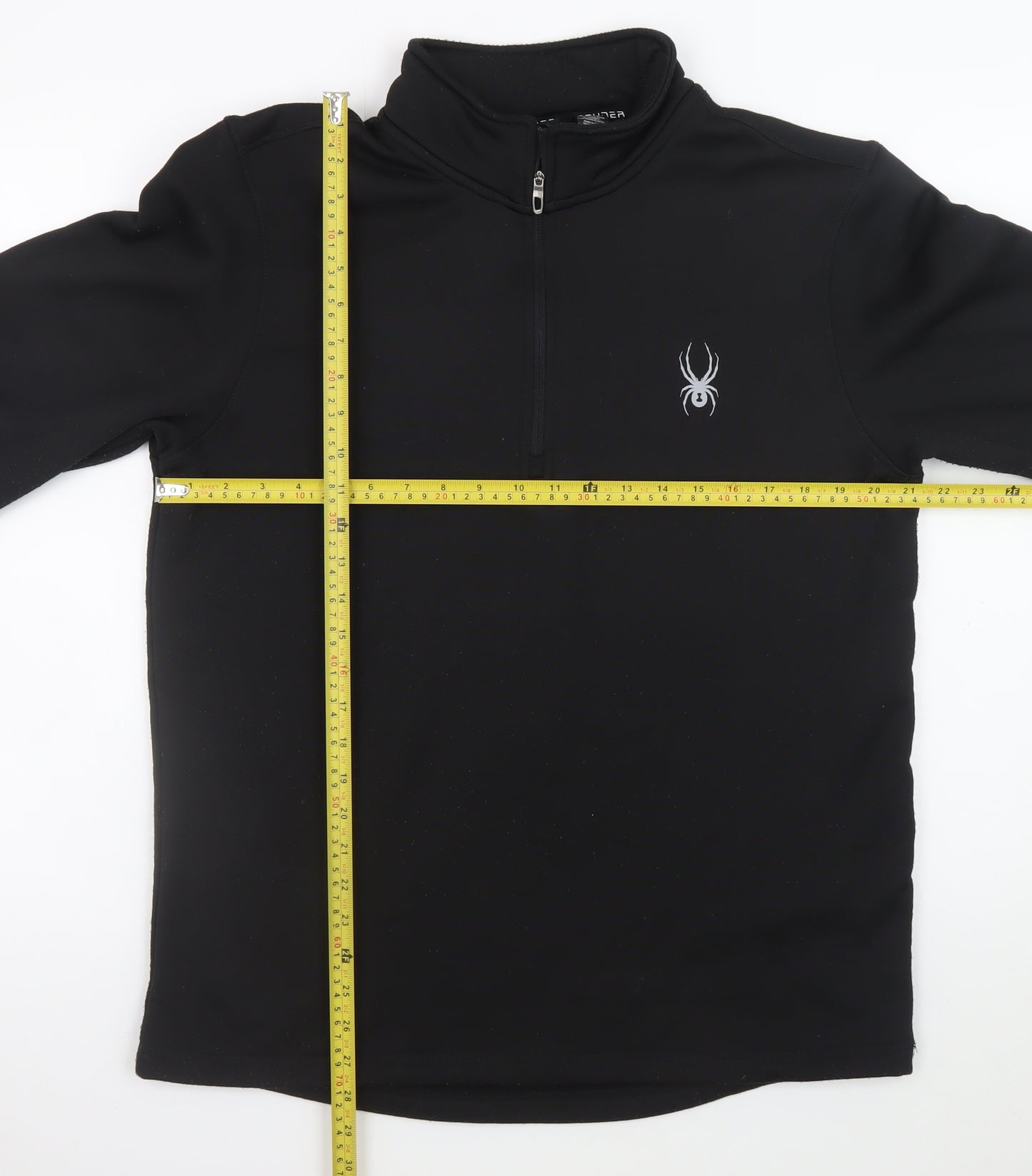 Spyder Men's Black Large 1/2 Zip Athletic Pullover Sweatshirt