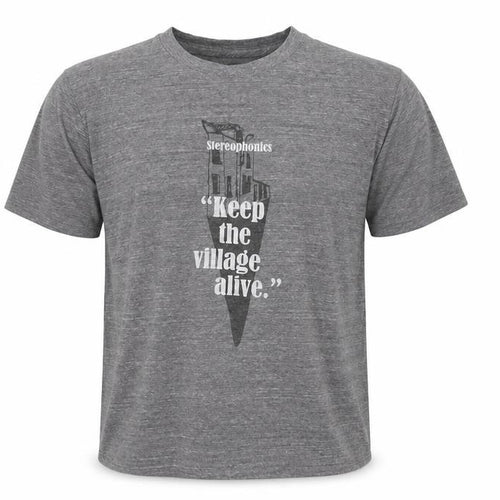 Stereophonics Men's Grey Graphic Print Band T-Shirt Size L