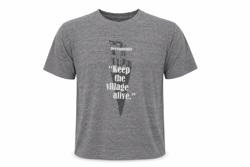Stereophonics Men's Grey Graphic Print Band T-Shirt Size L