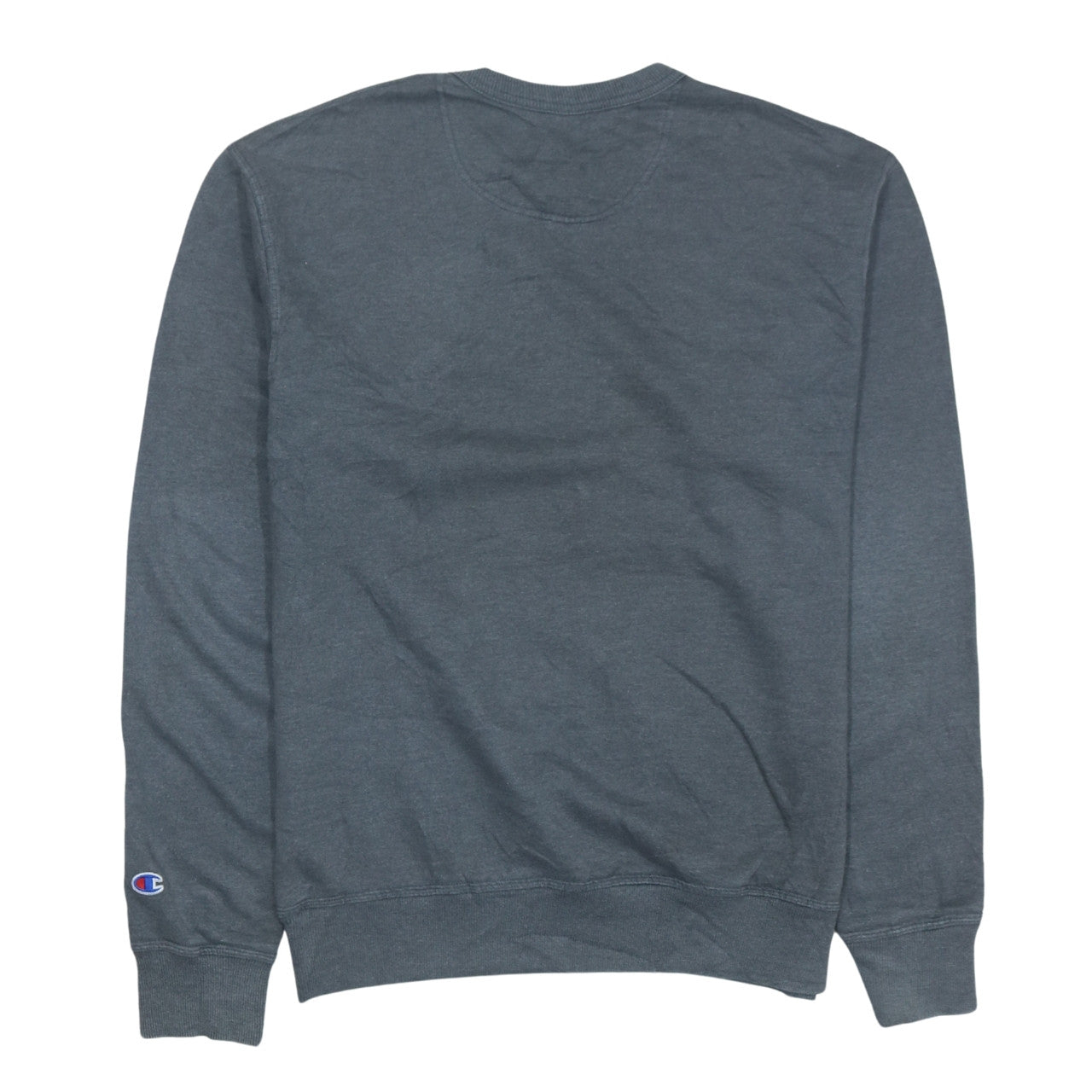 Champion Men's Grey Crew Neck Pullover Sweatshirt Size M