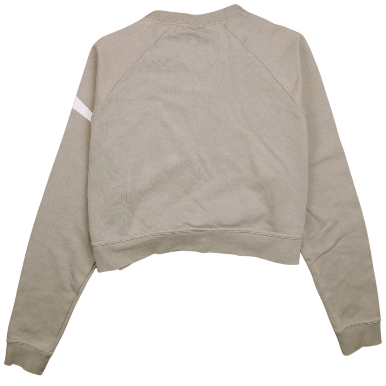Nike Women Beige Dri-FIT Pullover Sweatshirt Small Crew Neck
