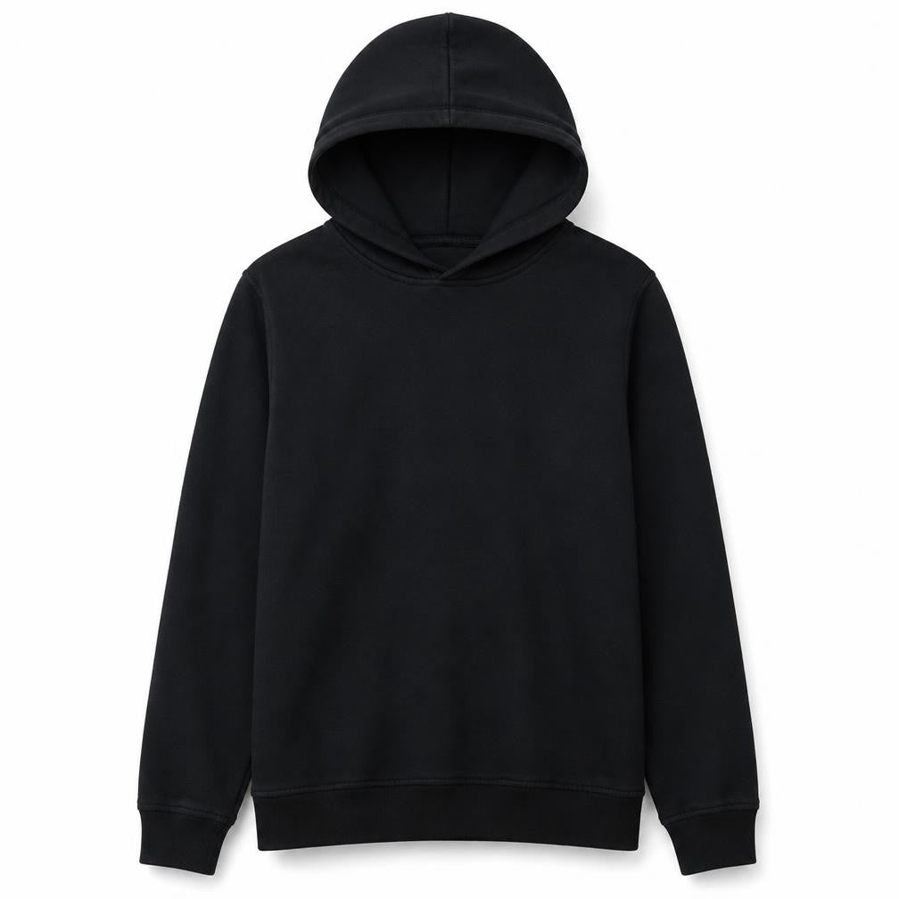 The North Face Boys Black Pullover Hoodie 100% Cotton Youth Size M