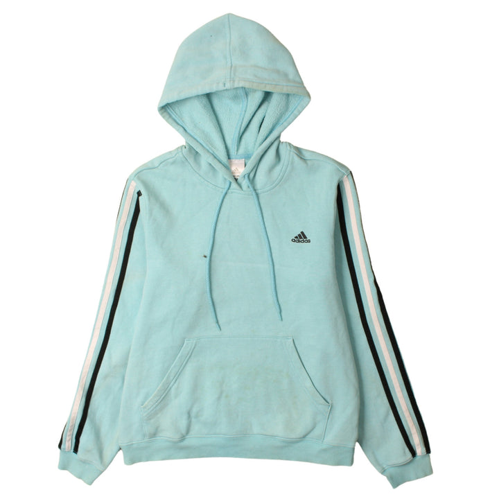 Adidas Men's Blue Pullover Hoodie L Fleece Sportswear