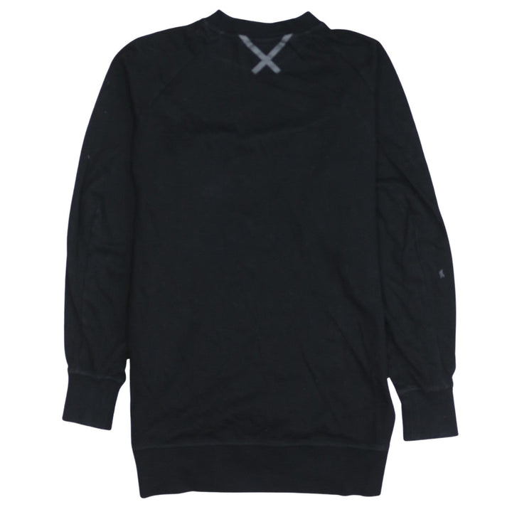 Adidas Womens Black Long Sleeve Pullover Sweatshirt Size 10