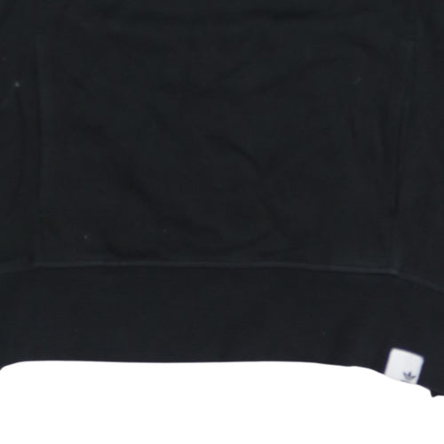 Adidas Womens Black Long Sleeve Pullover Sweatshirt Size 10