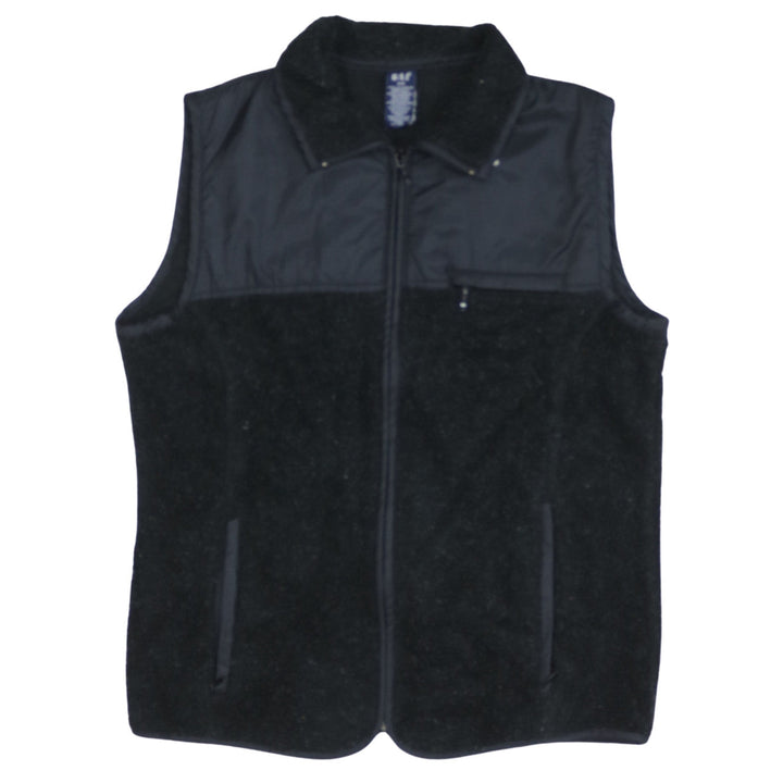 GAP Women's Black Fleece Bodywarmer Waistcoat Size S