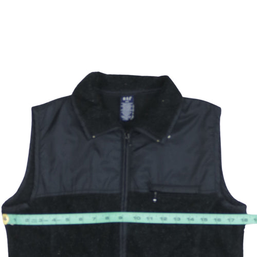 GAP Women's Black Fleece Bodywarmer Waistcoat Size S