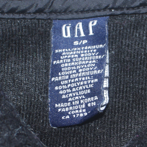 GAP Women's Black Fleece Bodywarmer Waistcoat Size S