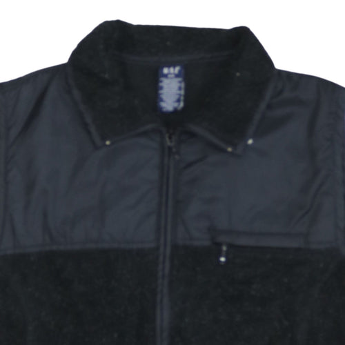 GAP Women's Black Fleece Bodywarmer Waistcoat Size S