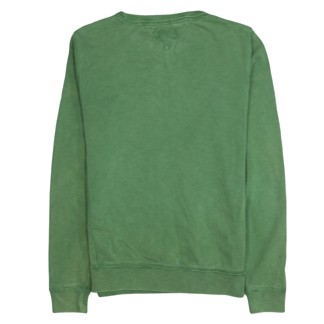 Hilfiger Denim Men's Green Cotton Crew Neck Sweatshirt M