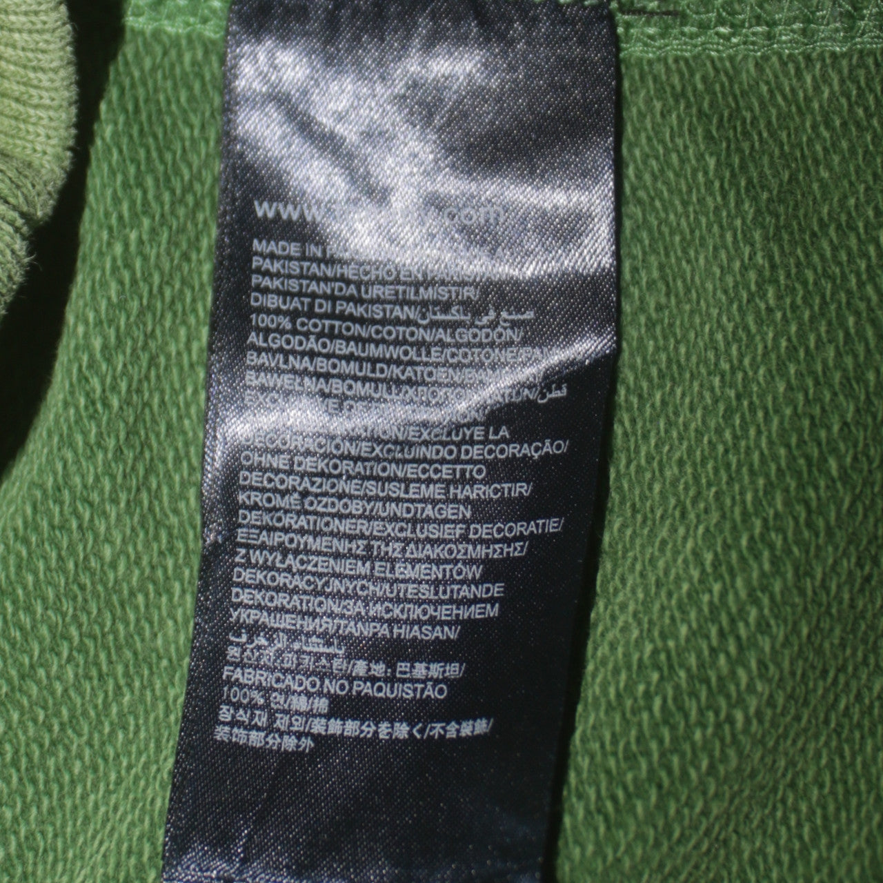 Hilfiger Denim Men's Green Cotton Crew Neck Sweatshirt M