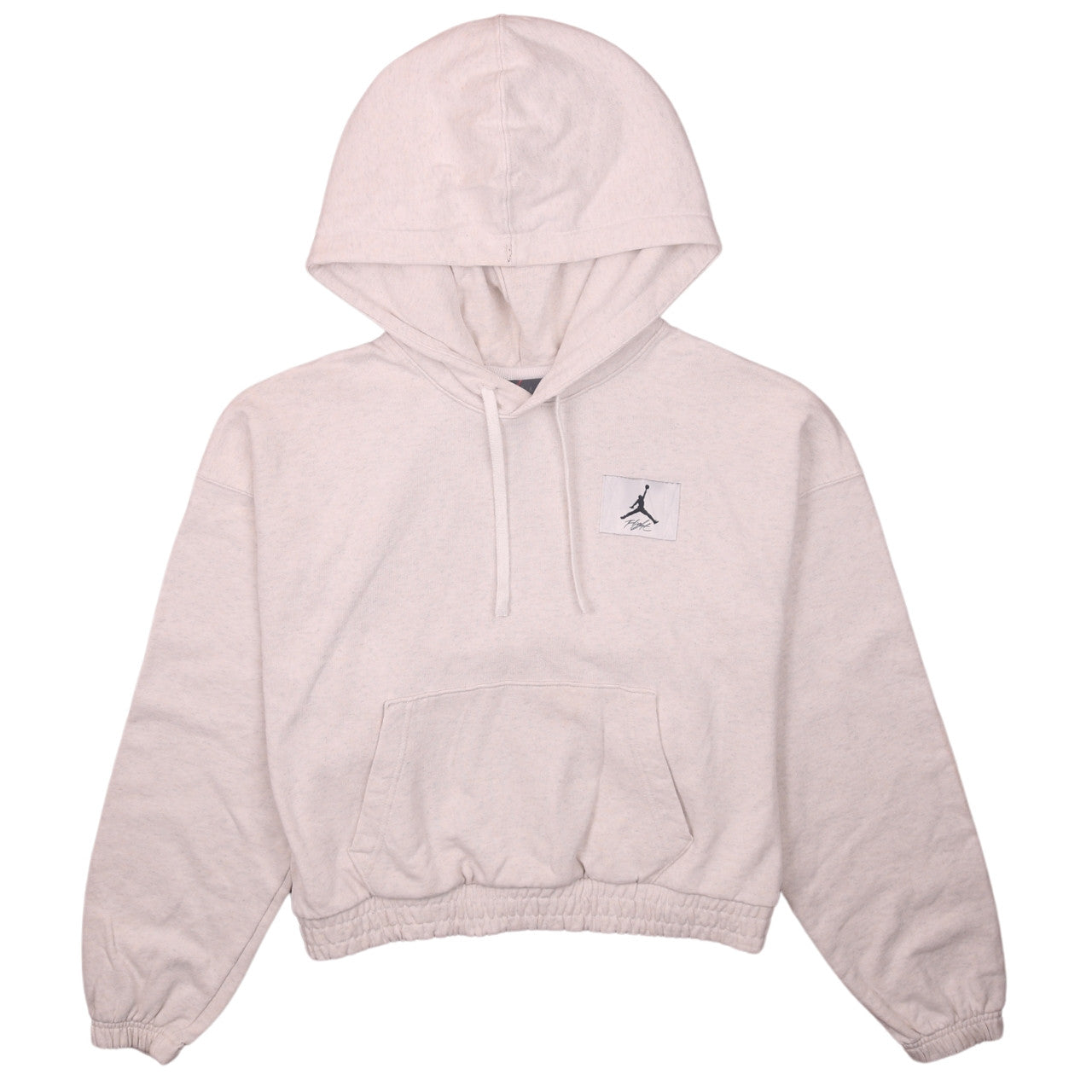 Jordan Women Beige Loose Fit Pullover Hoodie XS