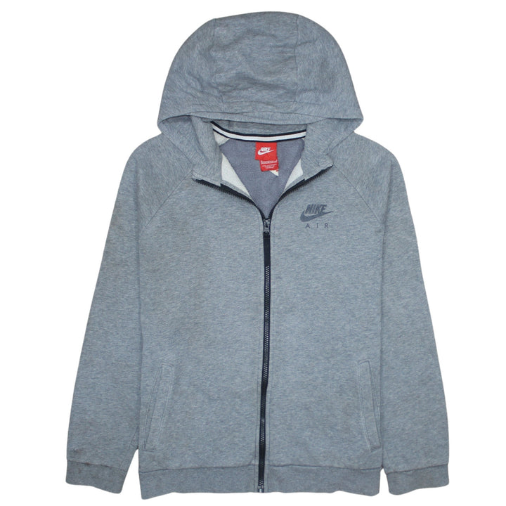 Nike Boys Grey Full Zip Hoodie XL 13-15 Years Sports Casual