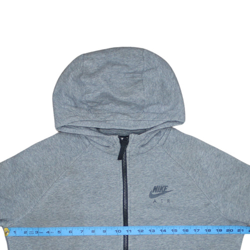 Nike Boys Grey Full Zip Hoodie XL 13-15 Years Sports Casual