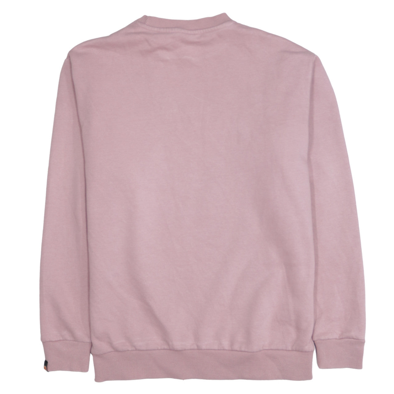 Ellesse Womens Pink Pullover Sweatshirt Size M Cotton Blend Logo Crew Neck