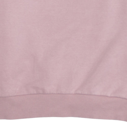 Ellesse Womens Pink Pullover Sweatshirt Size M Cotton Blend Logo Crew Neck
