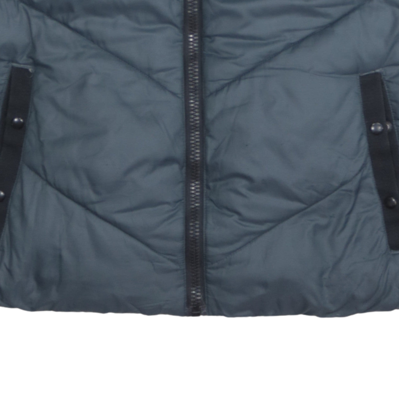Gap Men's Grey Puffer Waistcoat M Regular Fit Lightweight