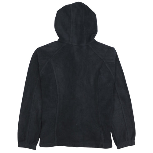 Columbia Womens Black Fleece Hooded Full Zip Jacket Size M