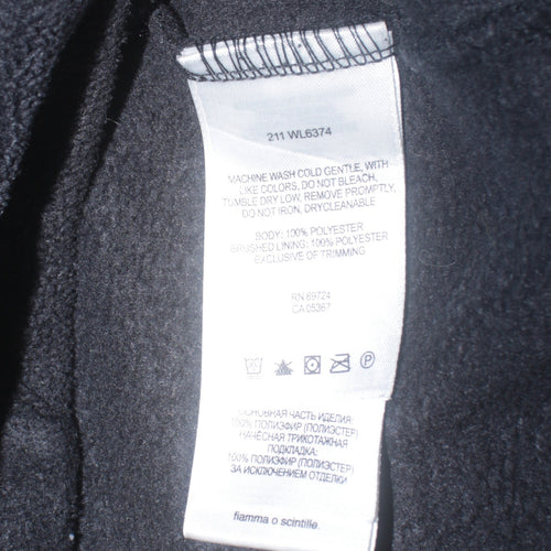 Columbia Womens Black Fleece Hooded Full Zip Jacket Size M