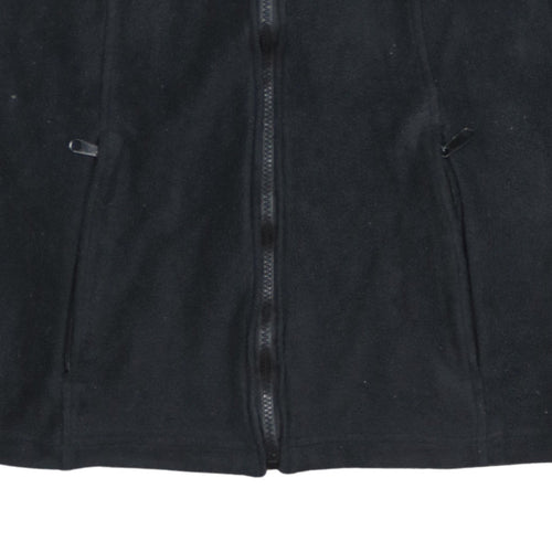 Columbia Womens Black Fleece Hooded Full Zip Jacket Size M