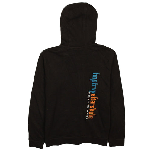 Nike Boys Black Full Zip Hoodie XL 158-170cm with Logo and Pocket