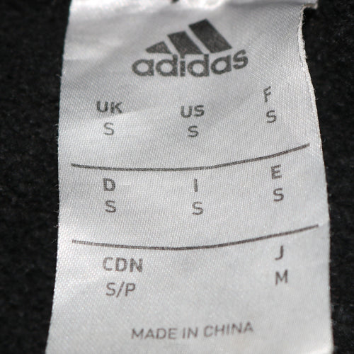 Adidas Men's Black Pullover Hoodie Small Fleece Sportswear