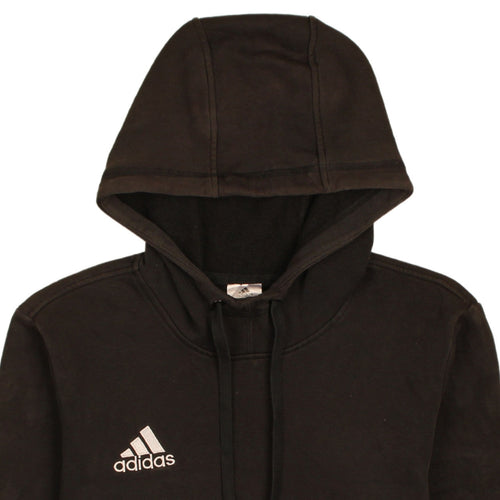 Adidas Men's Black Pullover Hoodie Small Fleece Sportswear