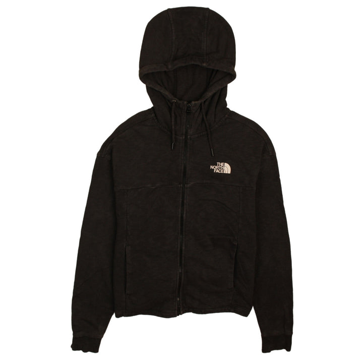 The North Face Womens Black Full Zip Hoodie L Hooded Sweatshirt