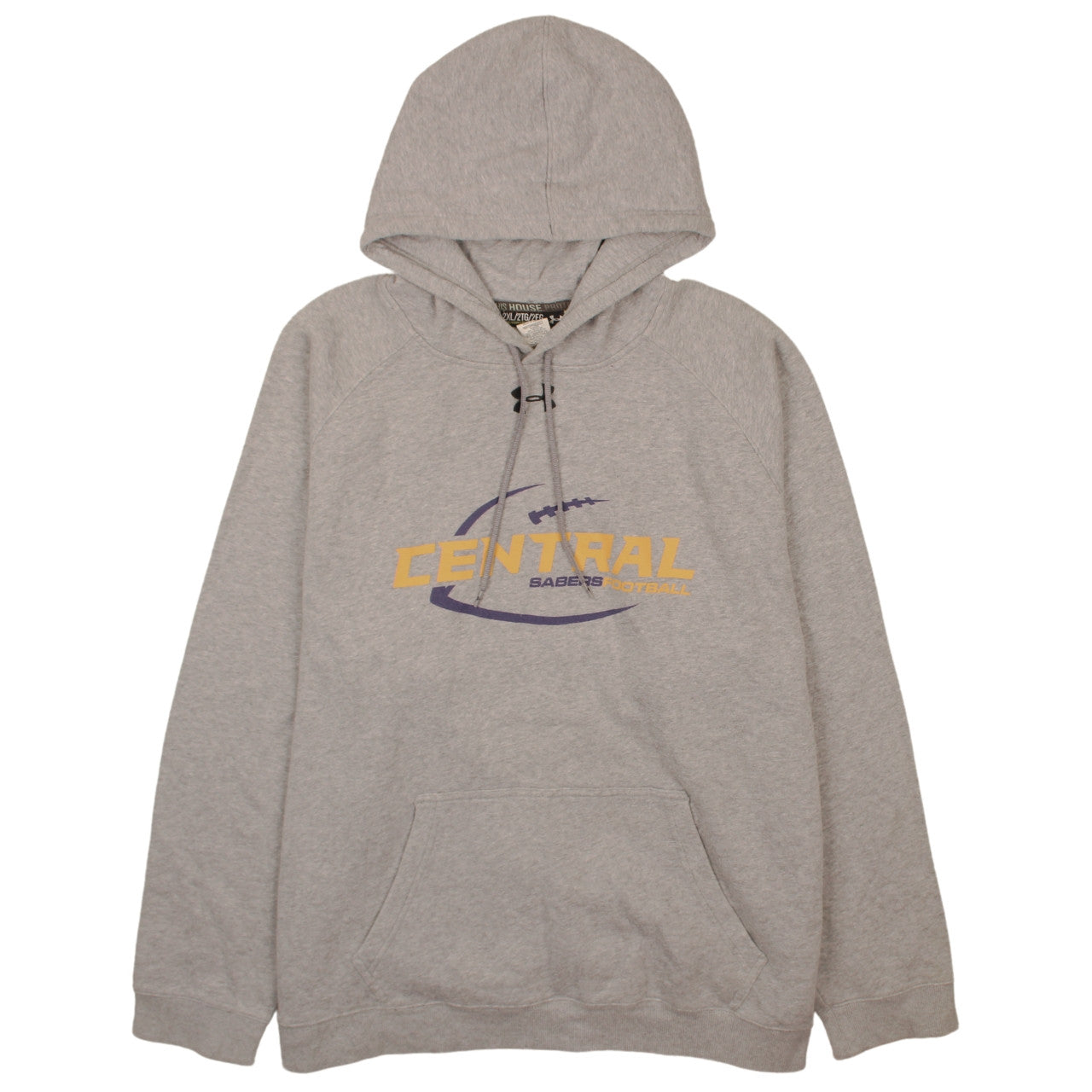 Under Armour Men's Grey 2XL Pullover Hoodie Graphic Print Sportswear