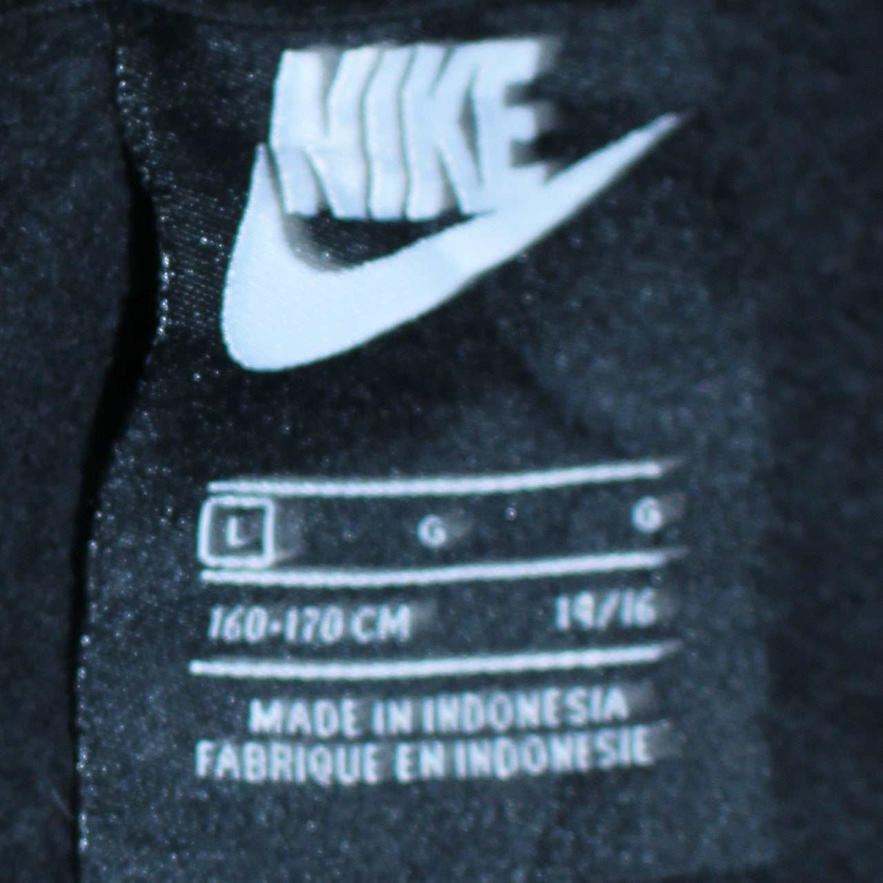 Nike Boys Black Pullover Hoodie L 14/16 Portland Trail Blazers Logo