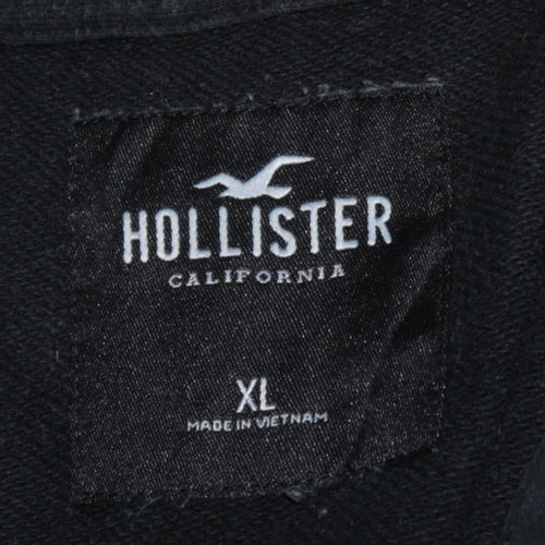 Hollister Men’s Multicoloured XL 1/4 Zip Logo Sweatshirt