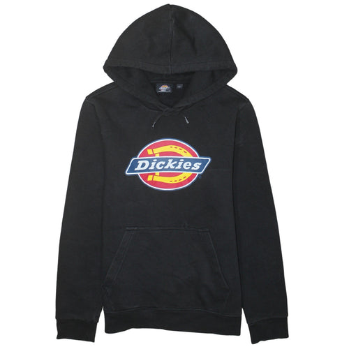 Dickies Men’s Black Small Pullover Hoodie Fleece Logo Classic