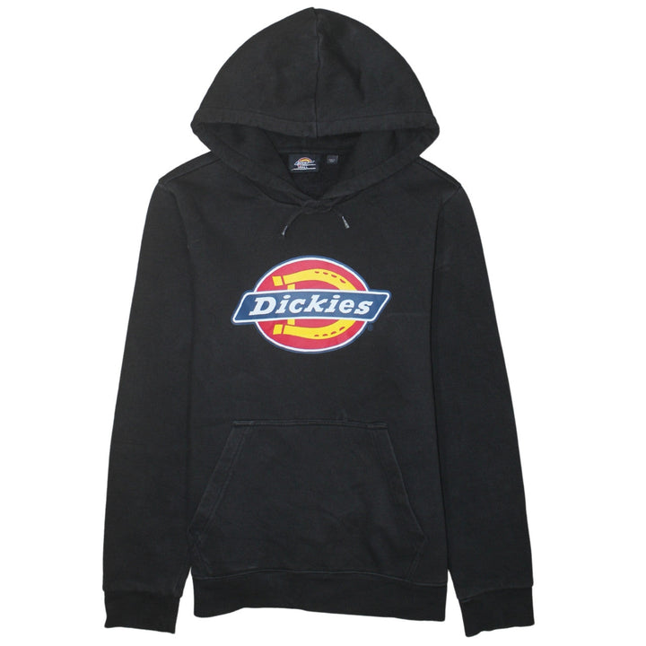 Dickies Men’s Black Small Pullover Hoodie Fleece Logo Classic