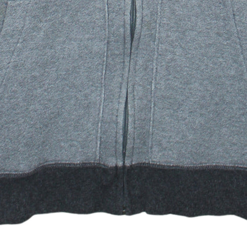 Puma Men's Grey Full Zip Hoodie Size M Sport Lifestyle Fleece