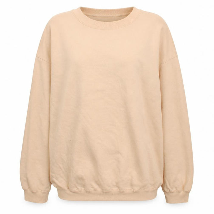Gap Womens Beige Pullover Sweatshirt Cotton Blend Size M Casual