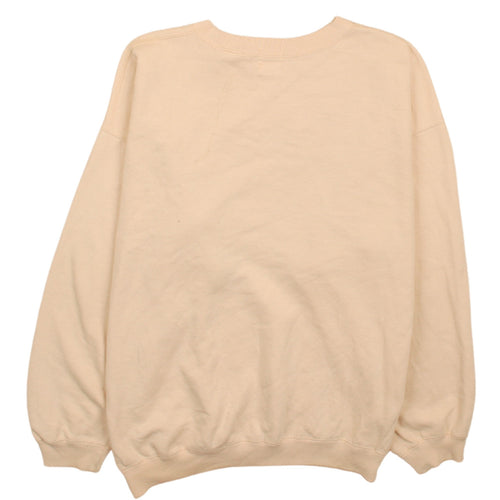 GAP Womens Beige Pullover Sweatshirt Cotton Blend Size M Casual