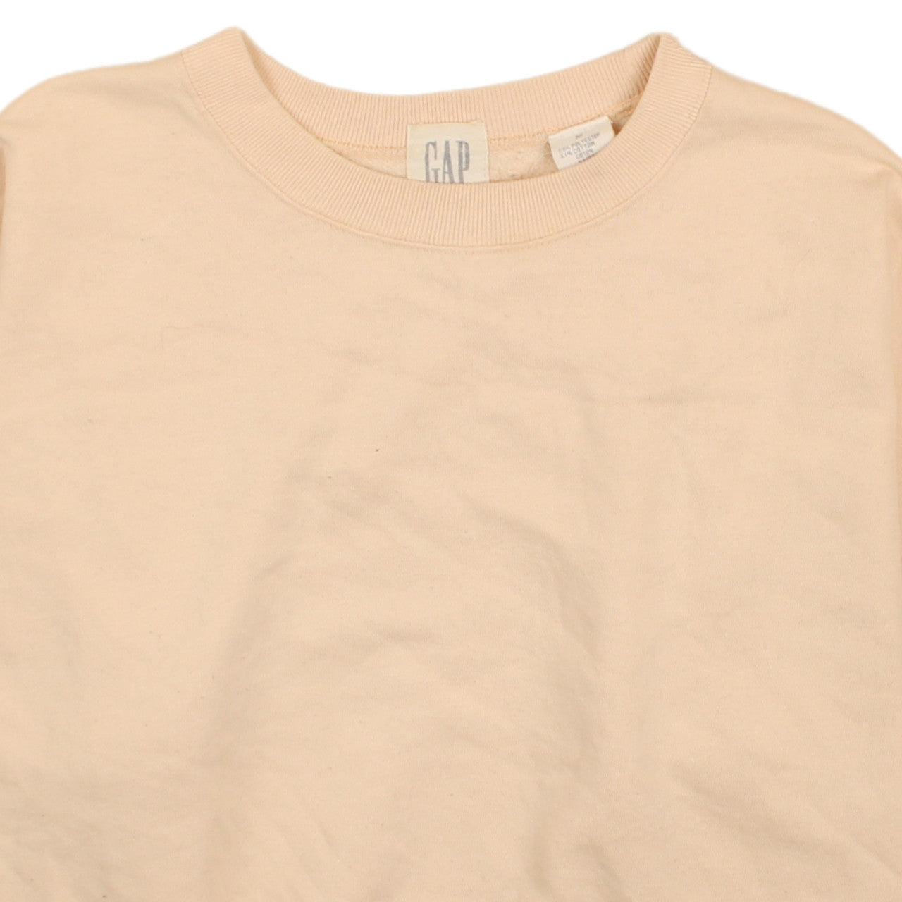 GAP Womens Beige Pullover Sweatshirt Cotton Blend Size M Casual