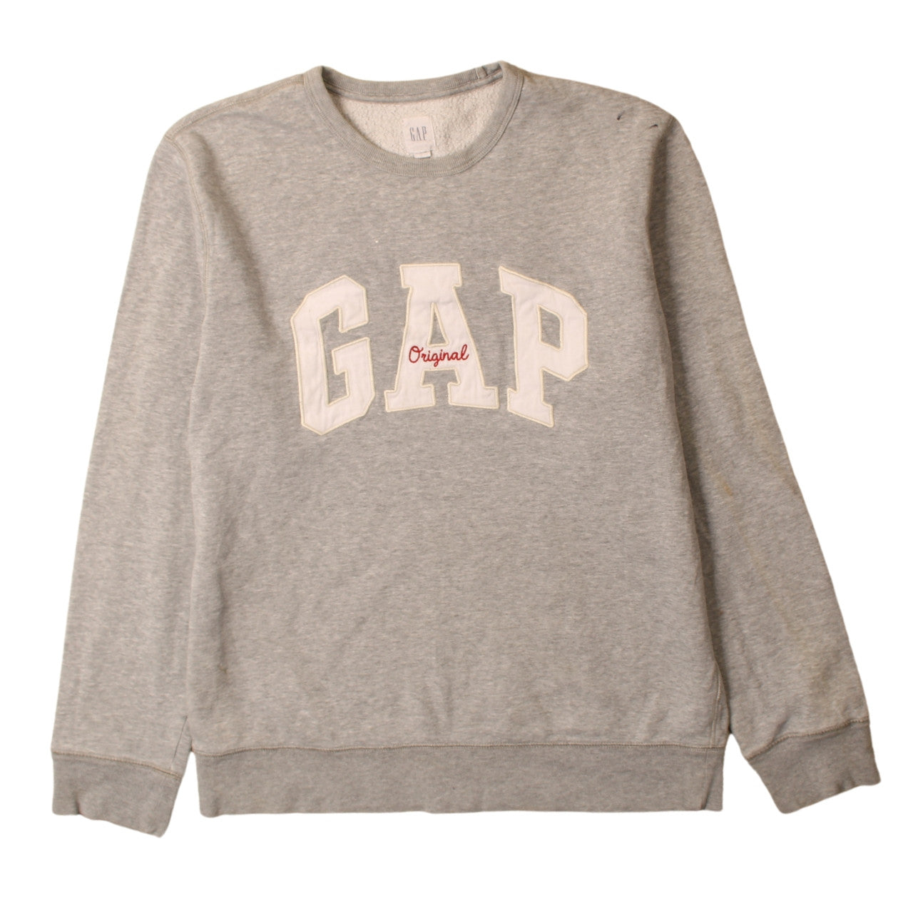 GAP Women's Grey Pullover Sweatshirt Original Logo Size M