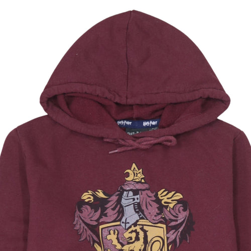 Harry Potter Gryffindor Burgundy Hoodie Women's UK 10/12 Pullover